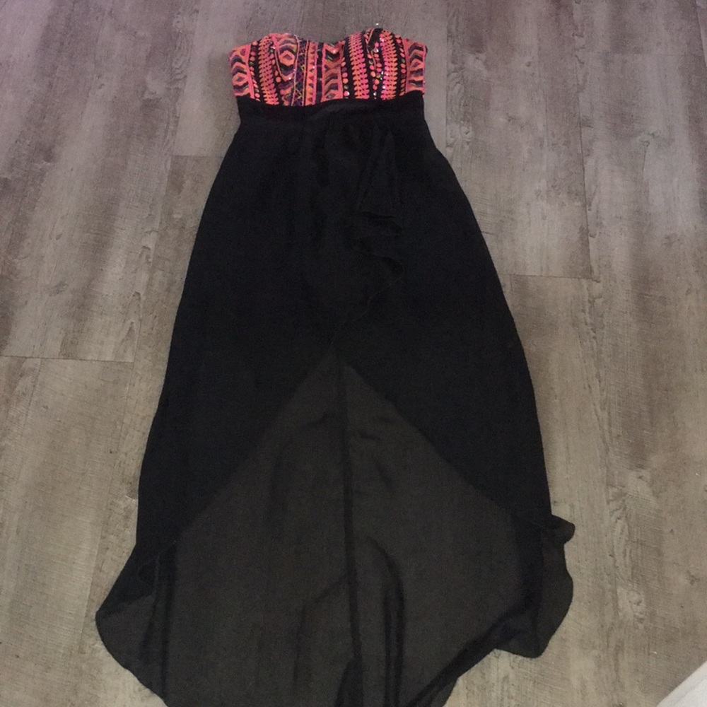 High low homecoming dress.